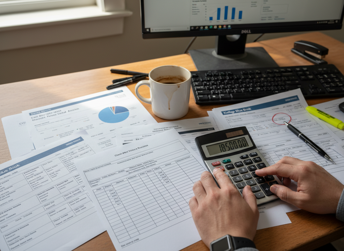 Money and insurance documents