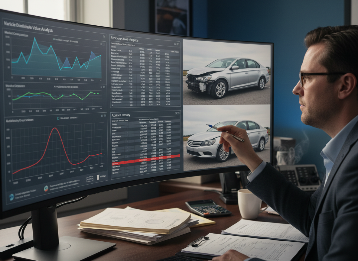 Car insurance laptop screen